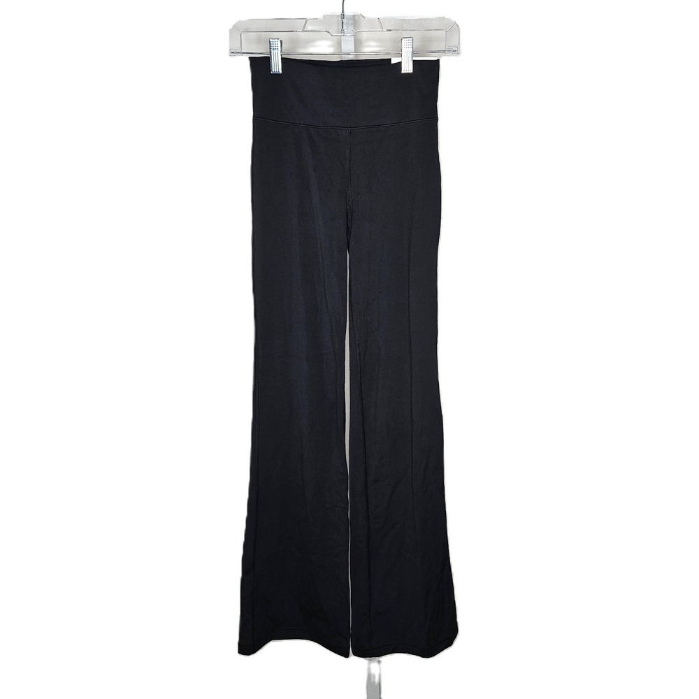 Aeropostale Air Softspun Curvy Flare Leggings Women's Small Black High Rise NWT